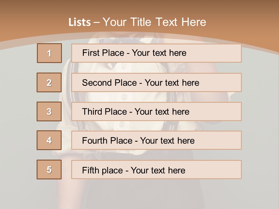 Back To School Preschool Face PowerPoint Template