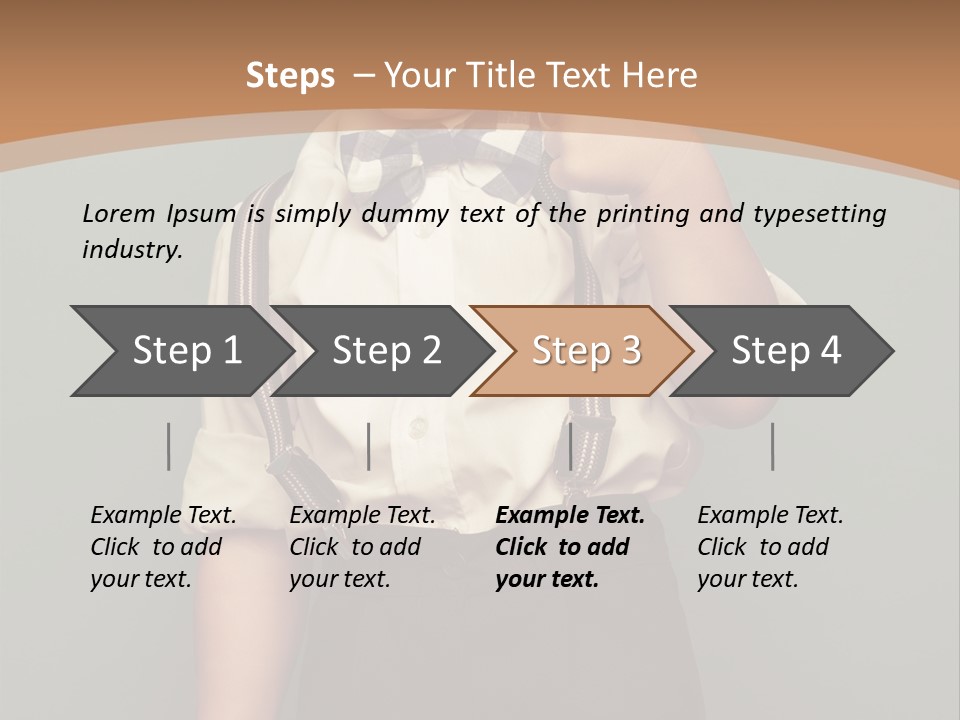 Back To School Preschool Face PowerPoint Template