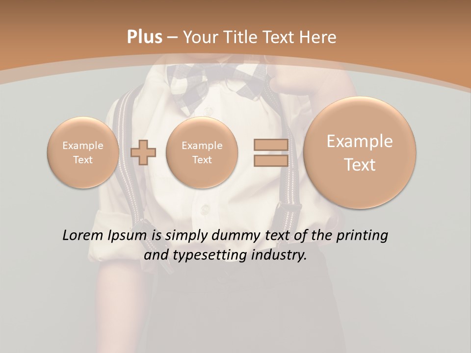 Back To School Preschool Face PowerPoint Template