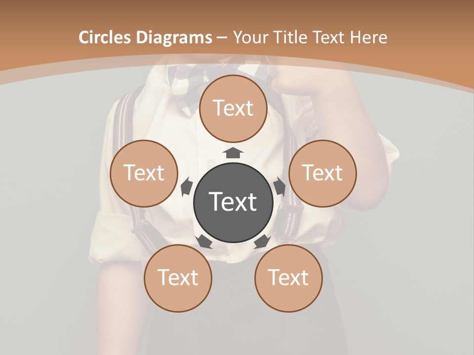 Back To School Preschool Face PowerPoint Template