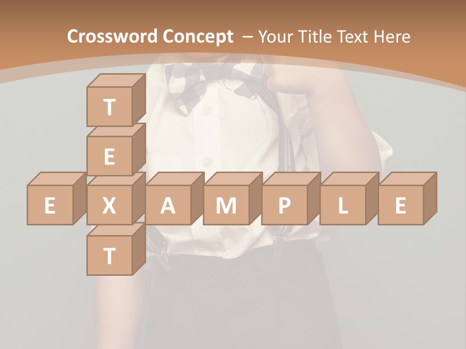 Back To School Preschool Face PowerPoint Template