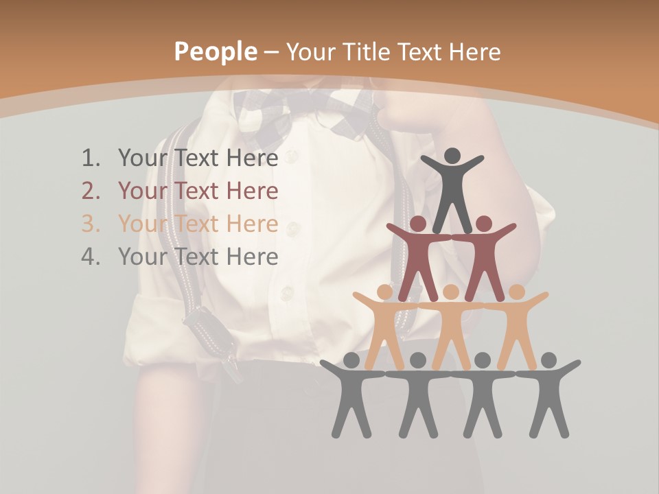 Back To School Preschool Face PowerPoint Template