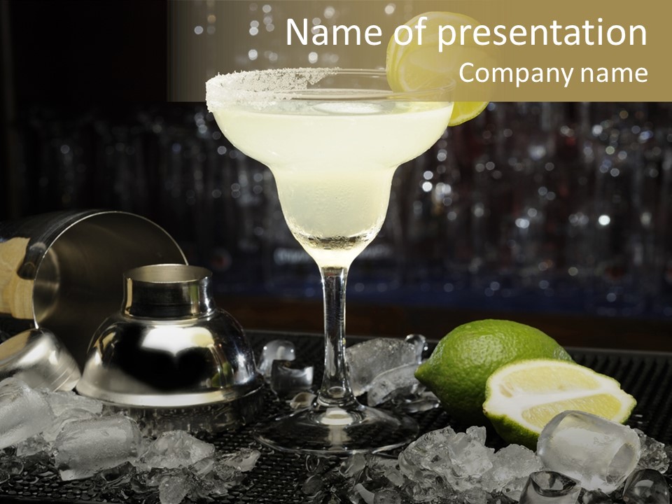 Lemon Withe Salt PowerPoint Template