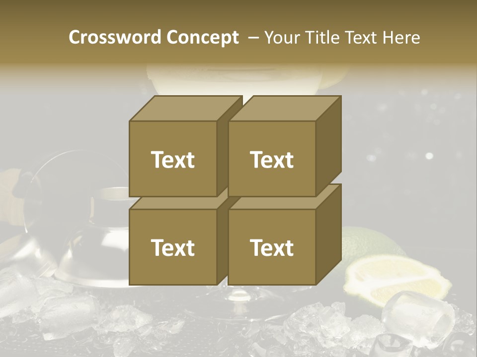 Lemon Withe Salt PowerPoint Template