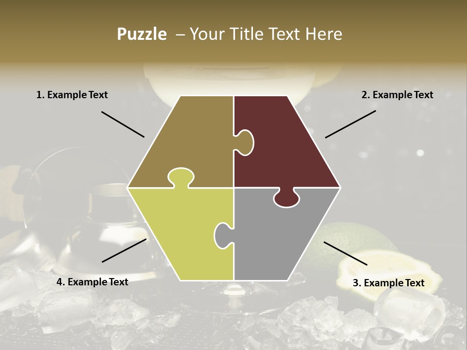 Lemon Withe Salt PowerPoint Template