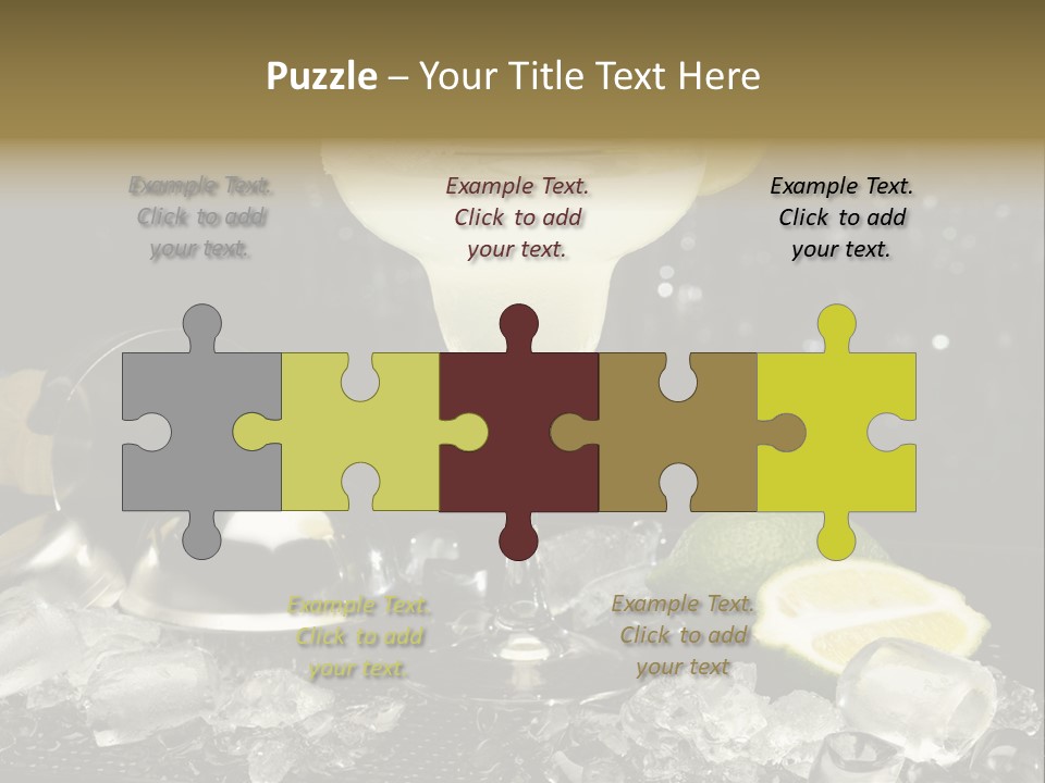 Lemon Withe Salt PowerPoint Template