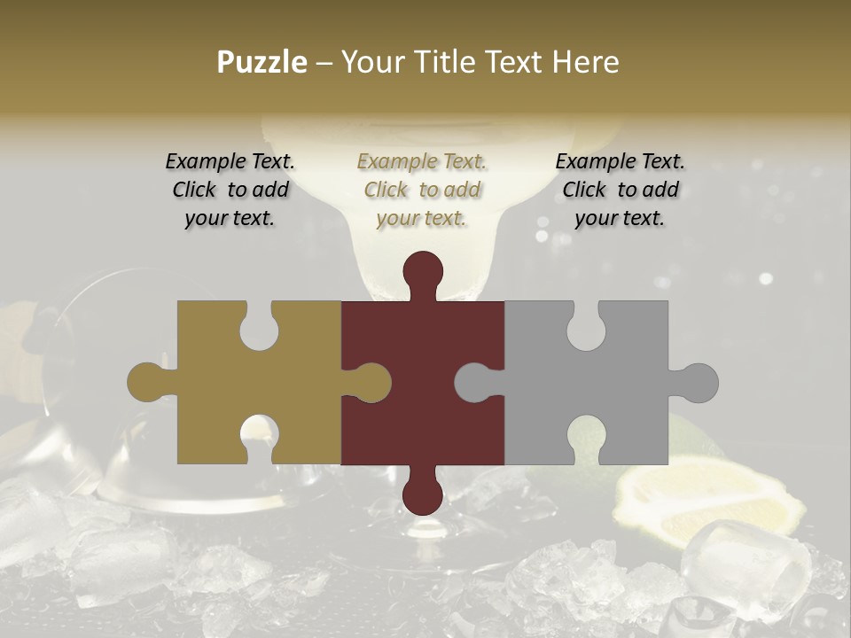 Lemon Withe Salt PowerPoint Template