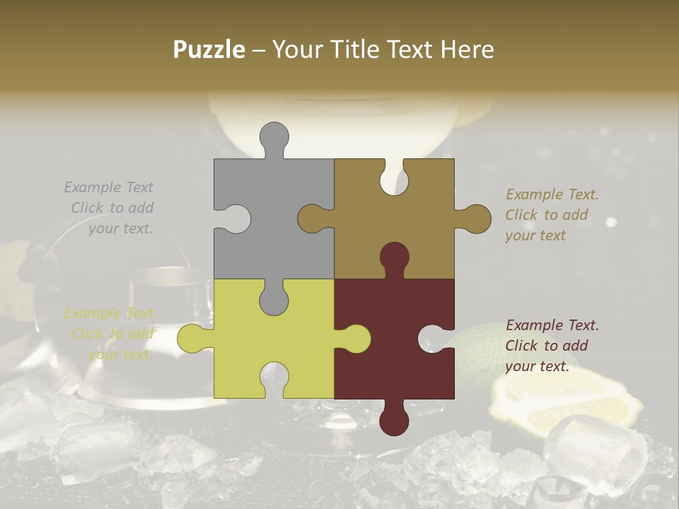 Lemon Withe Salt PowerPoint Template