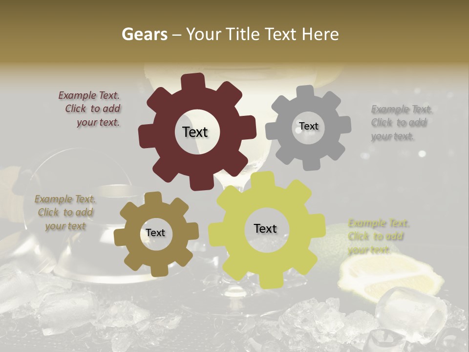 Lemon Withe Salt PowerPoint Template