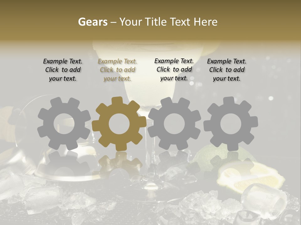 Lemon Withe Salt PowerPoint Template