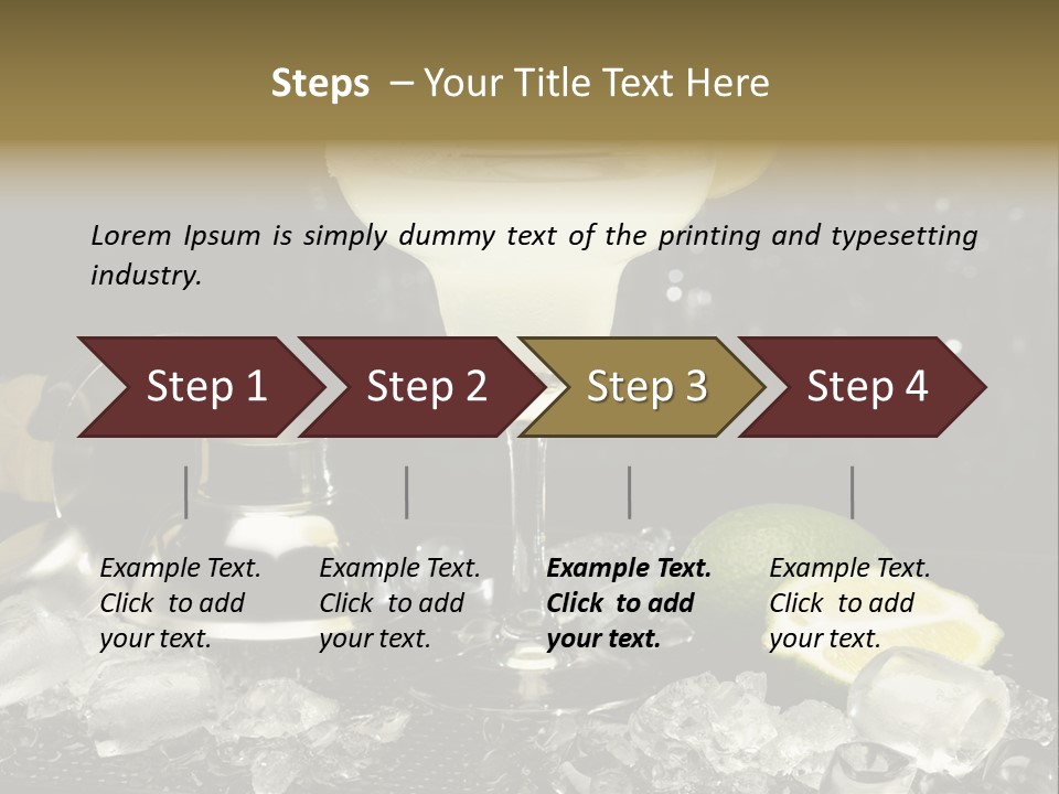 Lemon Withe Salt PowerPoint Template