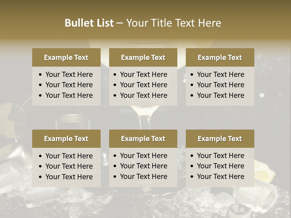 Lemon Withe Salt PowerPoint Template