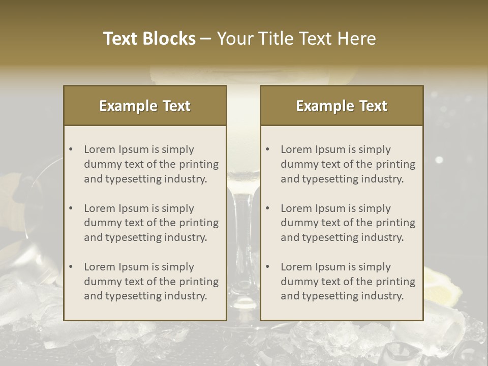 Lemon Withe Salt PowerPoint Template