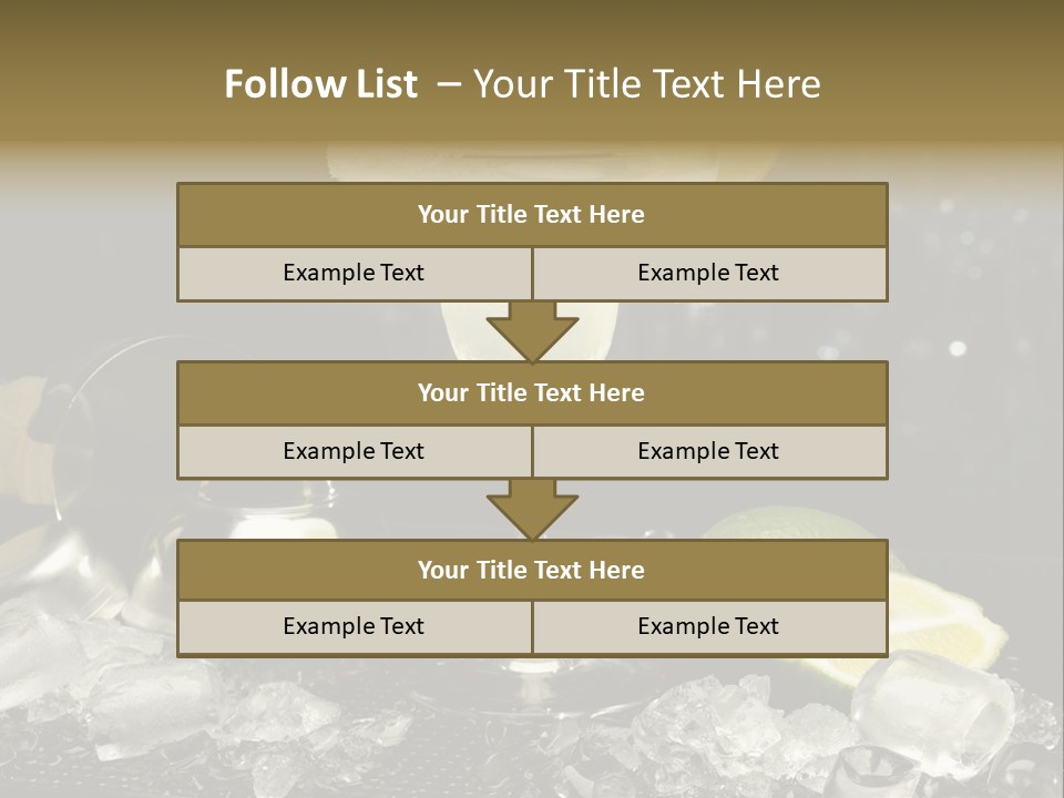 Lemon Withe Salt PowerPoint Template