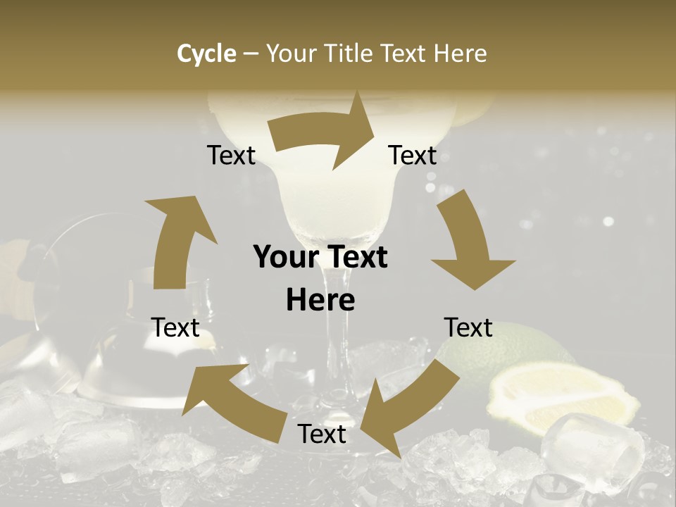 Lemon Withe Salt PowerPoint Template