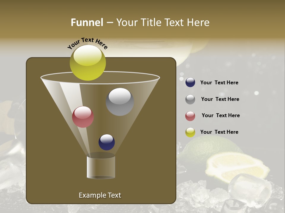 Lemon Withe Salt PowerPoint Template
