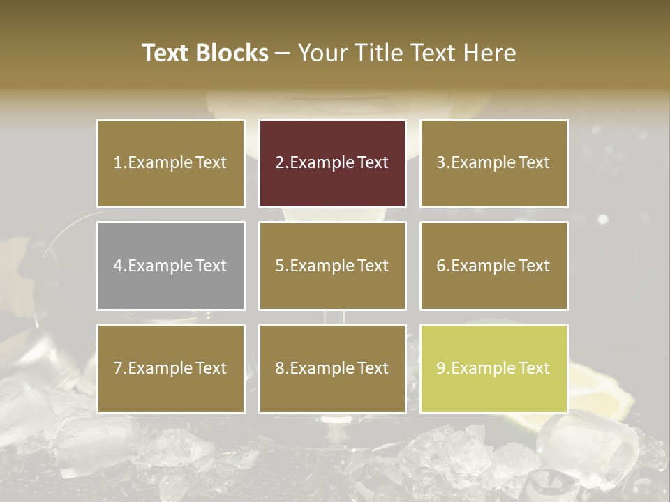 Lemon Withe Salt PowerPoint Template