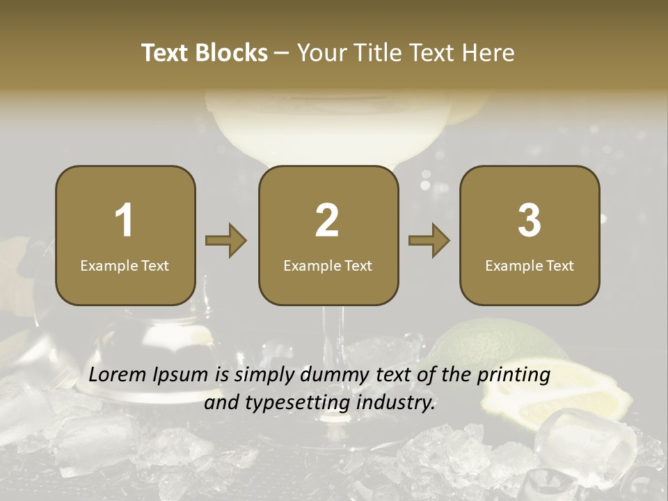 Lemon Withe Salt PowerPoint Template