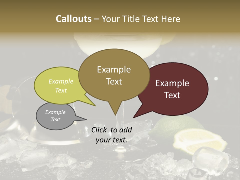 Lemon Withe Salt PowerPoint Template