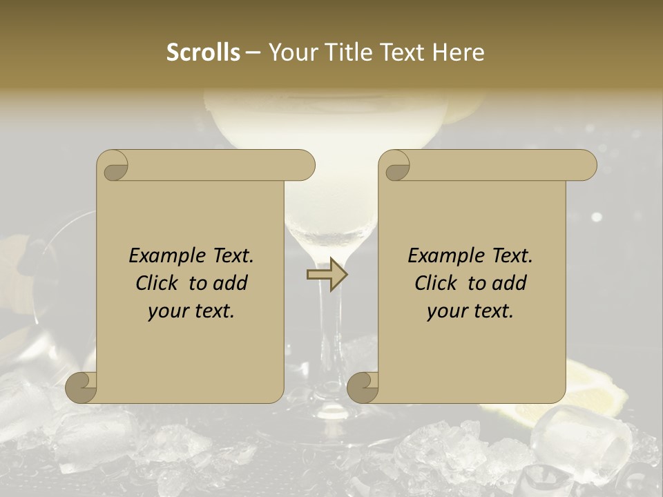 Lemon Withe Salt PowerPoint Template