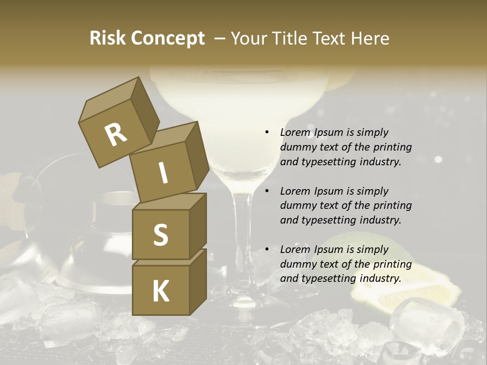 Lemon Withe Salt PowerPoint Template