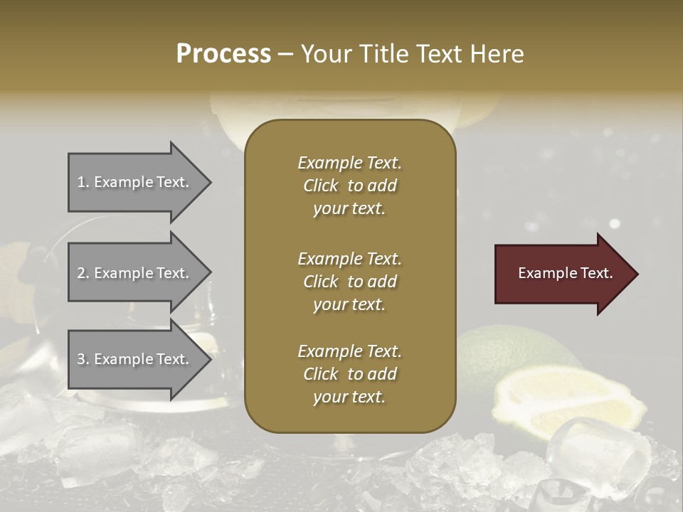 Lemon Withe Salt PowerPoint Template