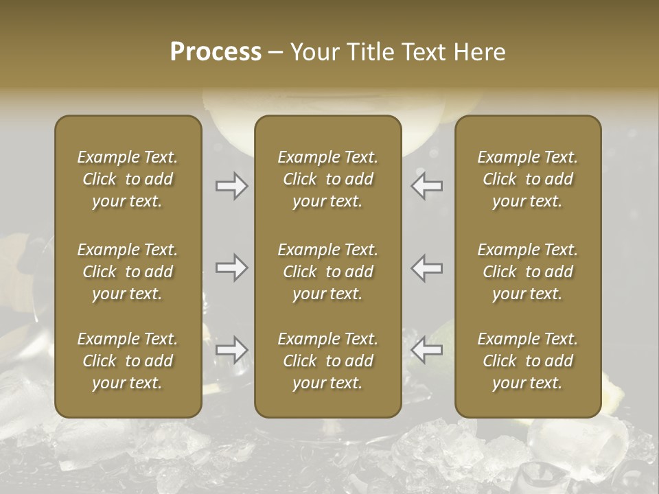 Lemon Withe Salt PowerPoint Template