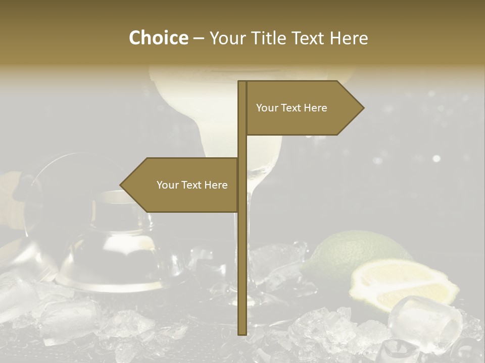 Lemon Withe Salt PowerPoint Template