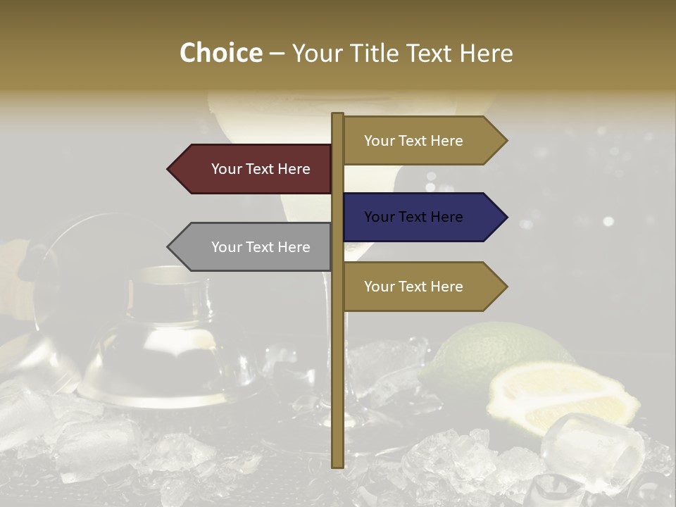 Lemon Withe Salt PowerPoint Template
