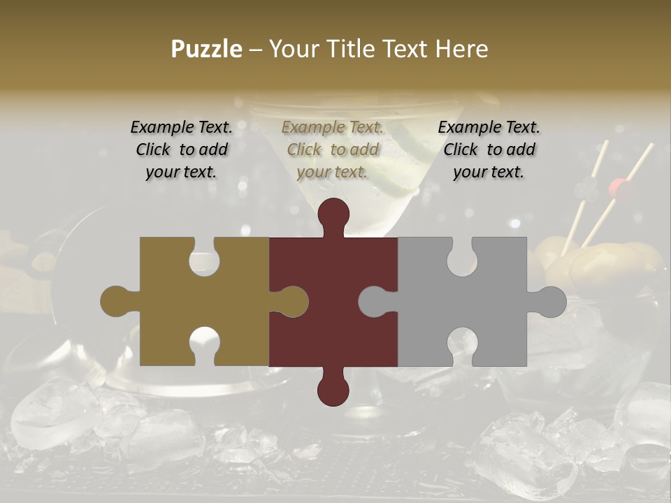 Dry Cup Lemon PowerPoint Template