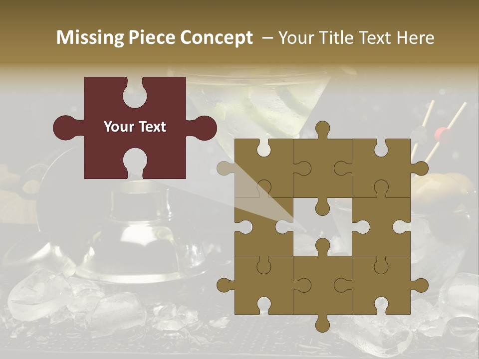 Dry Cup Lemon PowerPoint Template