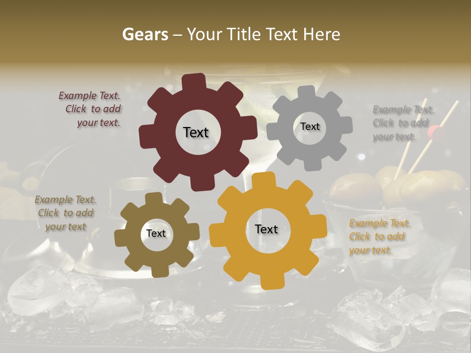 Dry Cup Lemon PowerPoint Template