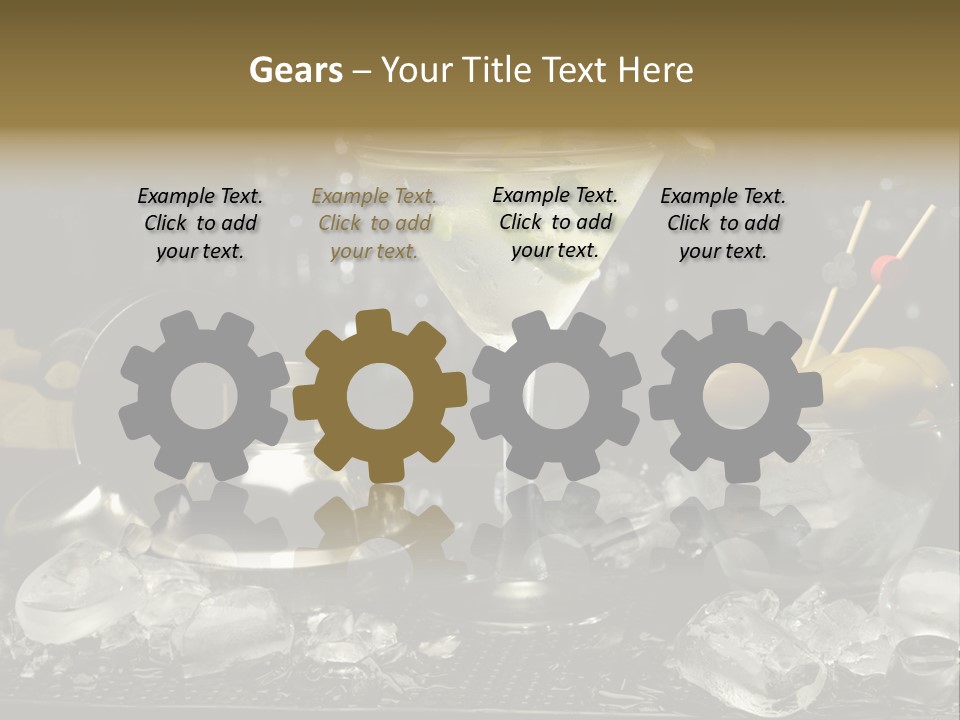 Dry Cup Lemon PowerPoint Template