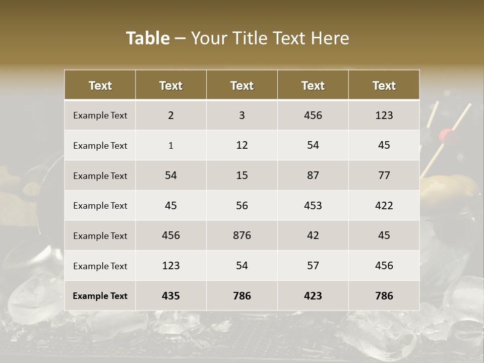 Dry Cup Lemon PowerPoint Template