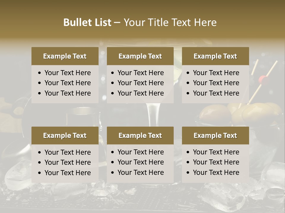 Dry Cup Lemon PowerPoint Template