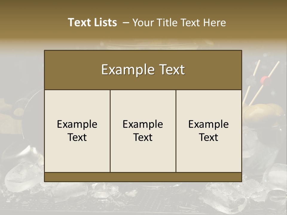 Dry Cup Lemon PowerPoint Template