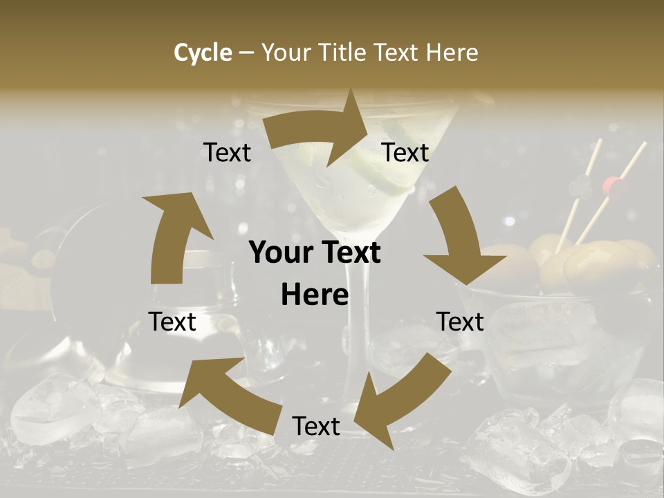 Dry Cup Lemon PowerPoint Template