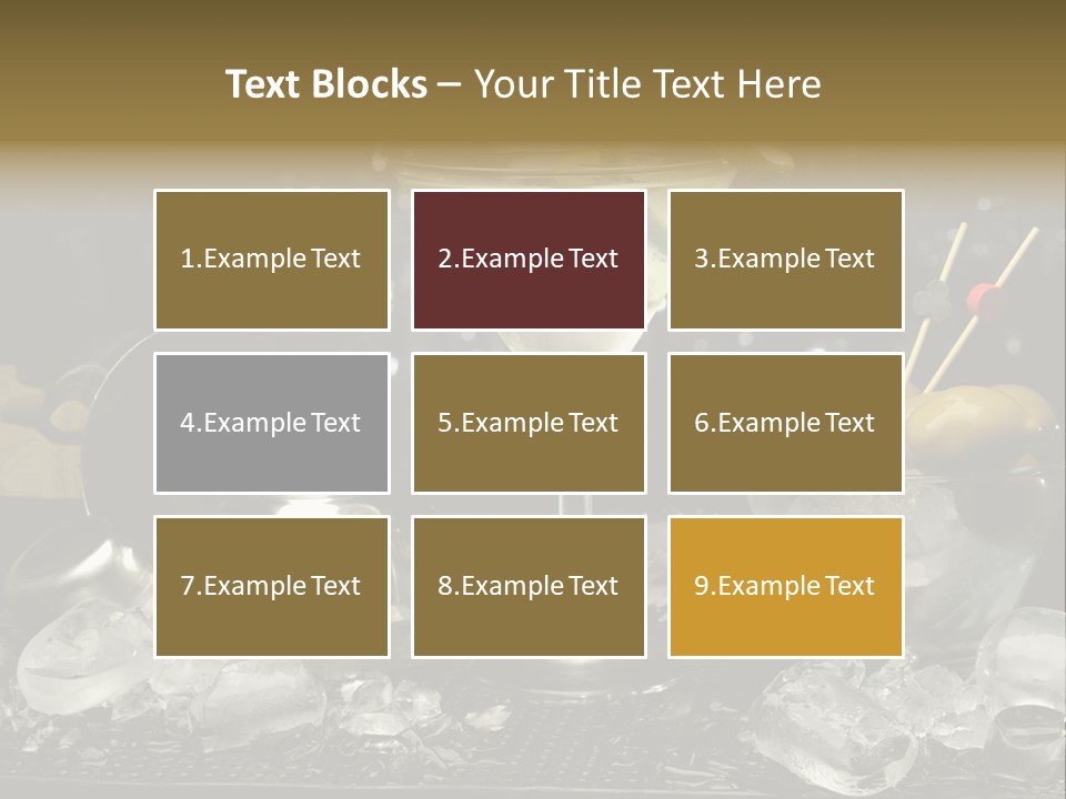 Dry Cup Lemon PowerPoint Template