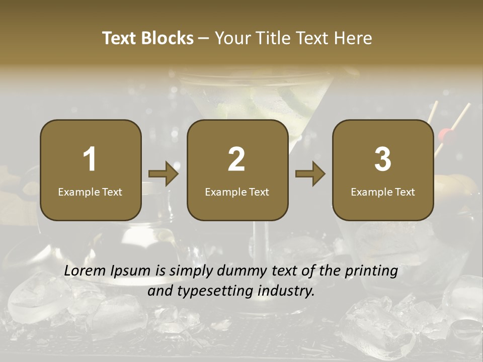 Dry Cup Lemon PowerPoint Template
