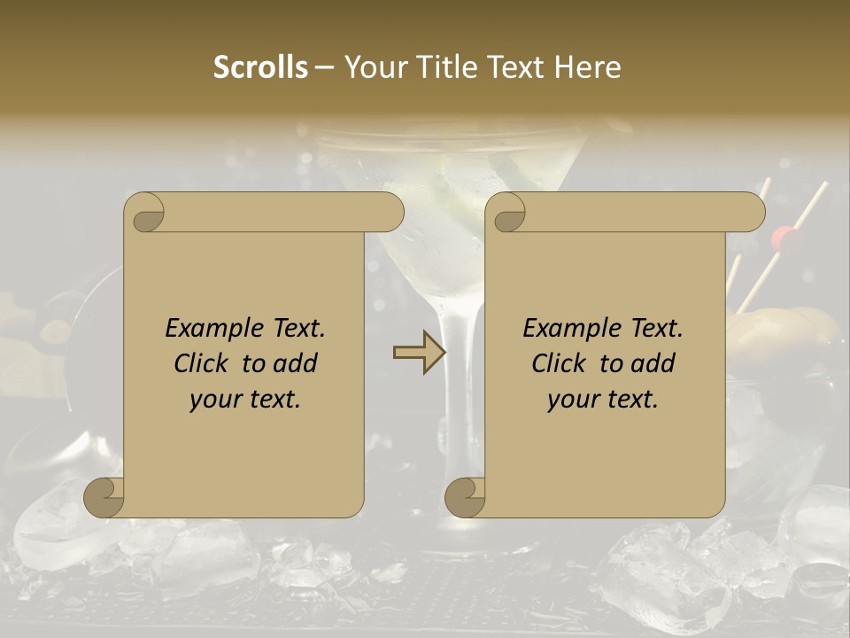 Dry Cup Lemon PowerPoint Template