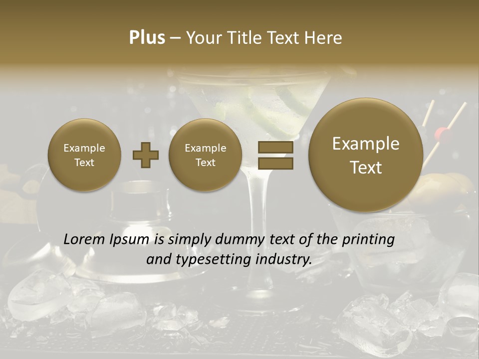 Dry Cup Lemon PowerPoint Template