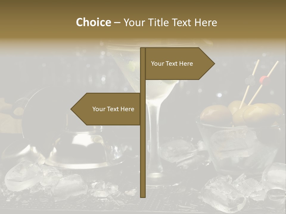 Dry Cup Lemon PowerPoint Template