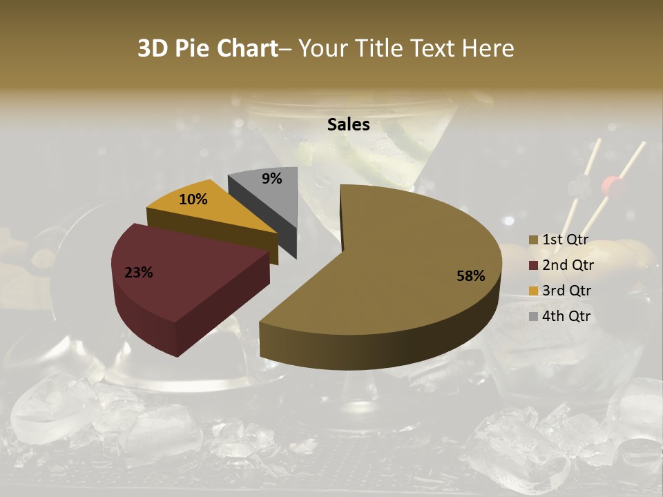 Dry Cup Lemon PowerPoint Template