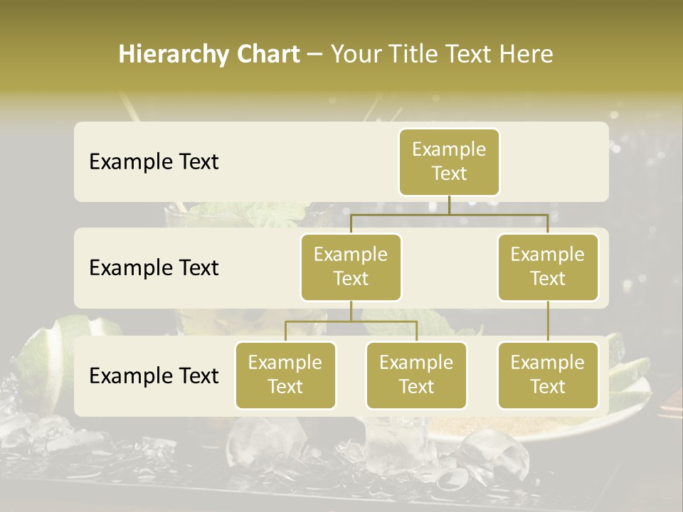 Disco Sugar Cane Straw PowerPoint Template