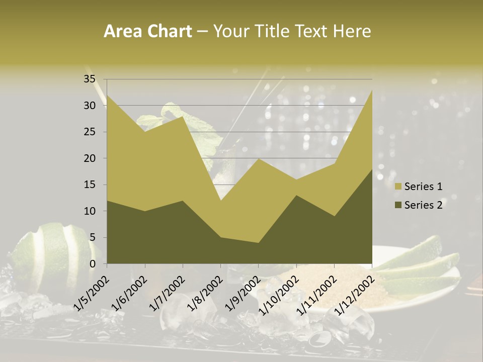 Disco Sugar Cane Straw PowerPoint Template