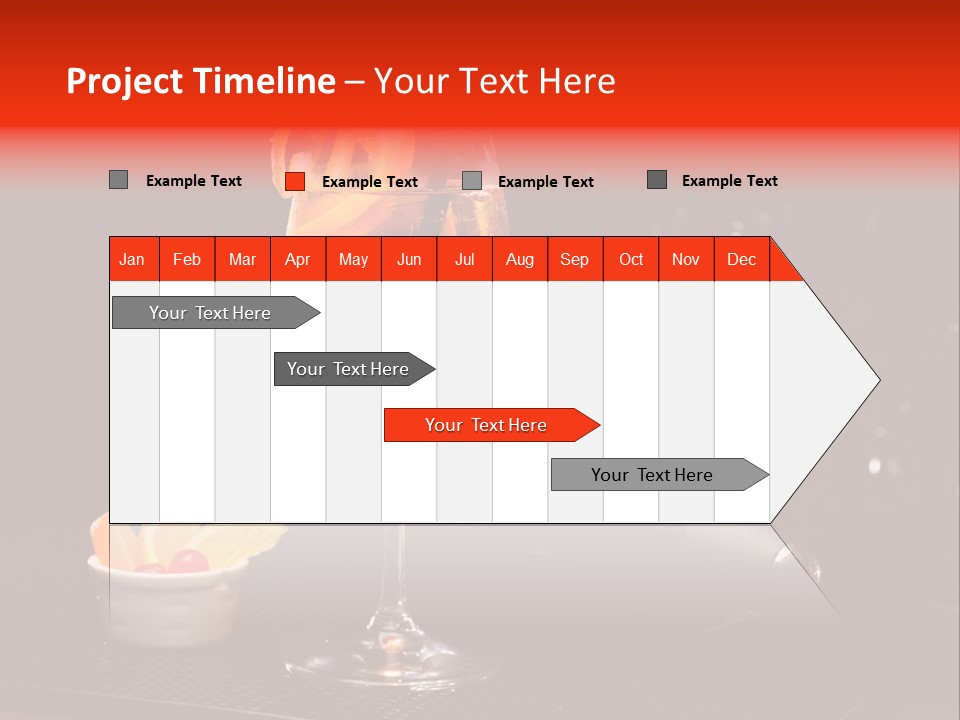Straw Wine White PowerPoint Template