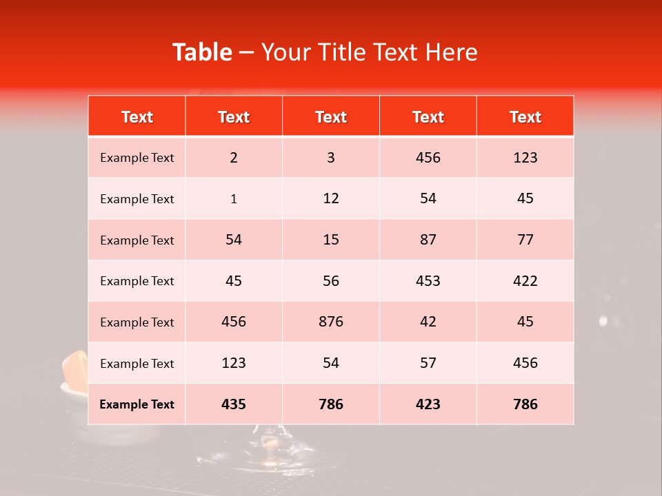 Straw Wine White PowerPoint Template