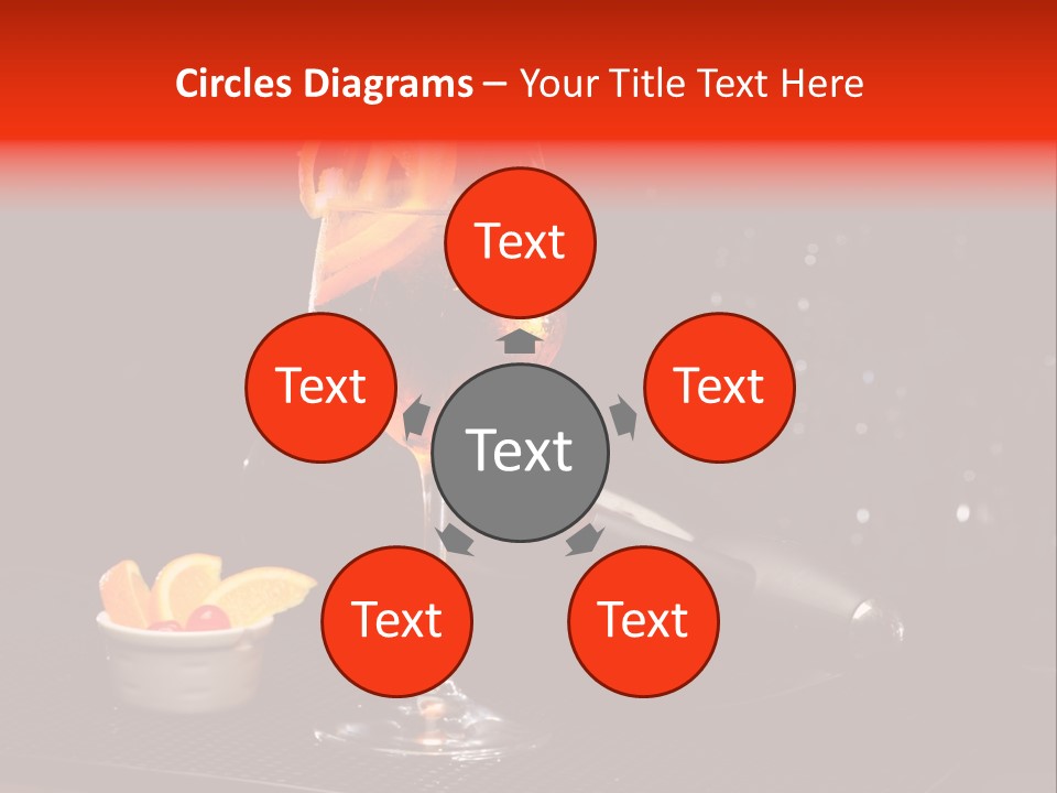 Straw Wine White PowerPoint Template