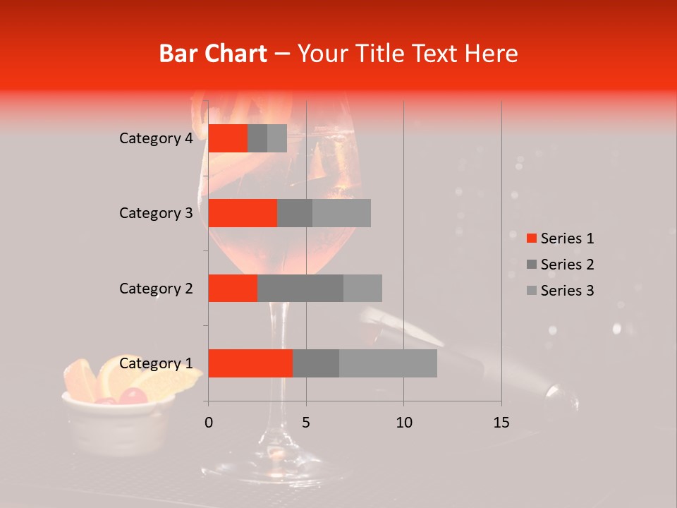 Straw Wine White PowerPoint Template