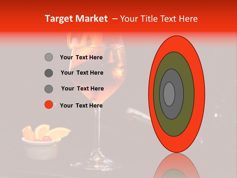 Straw Wine White PowerPoint Template